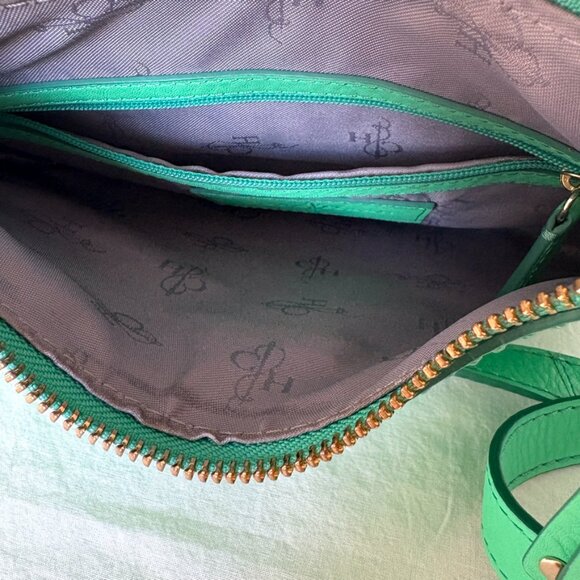NWOT Cole Haan Green Leathe Shoulder Bag | Cross Body Handbag - Picture 10 of 14